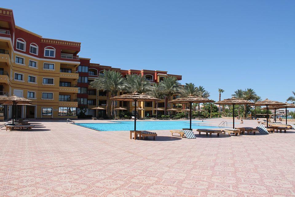 Esplanada Beach Apartment Hurghada Bagian luar foto